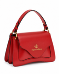 riquetfashion Women's Red Structured Shoulder Handbag